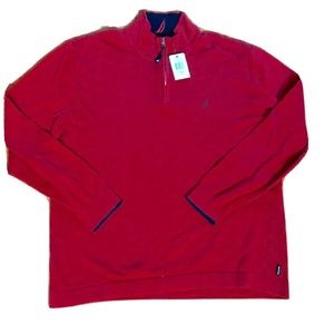 Nautica men’s half zip up sweater XXL